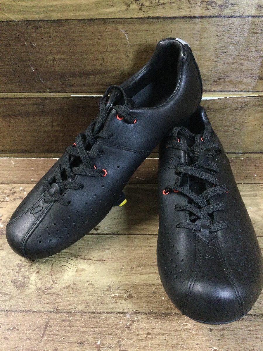 最も完璧な NIGHT QUOC GH289 LEATHER UK8.5 黒 ビンディングシューズ