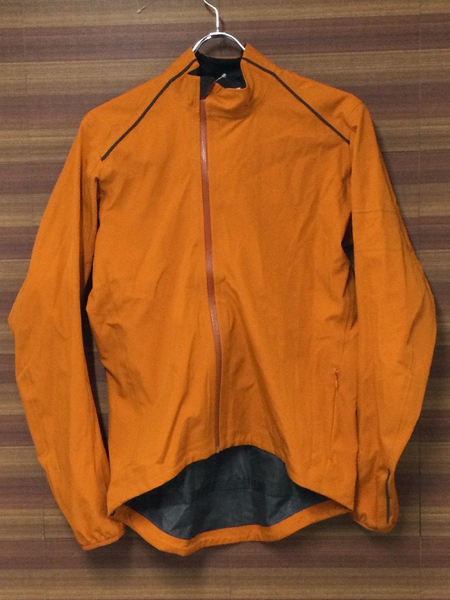 GI415 ラファ Rapha ハードシェル ジャケット Hardshell Jacket 防風 サイクルジャケット M オレンジ