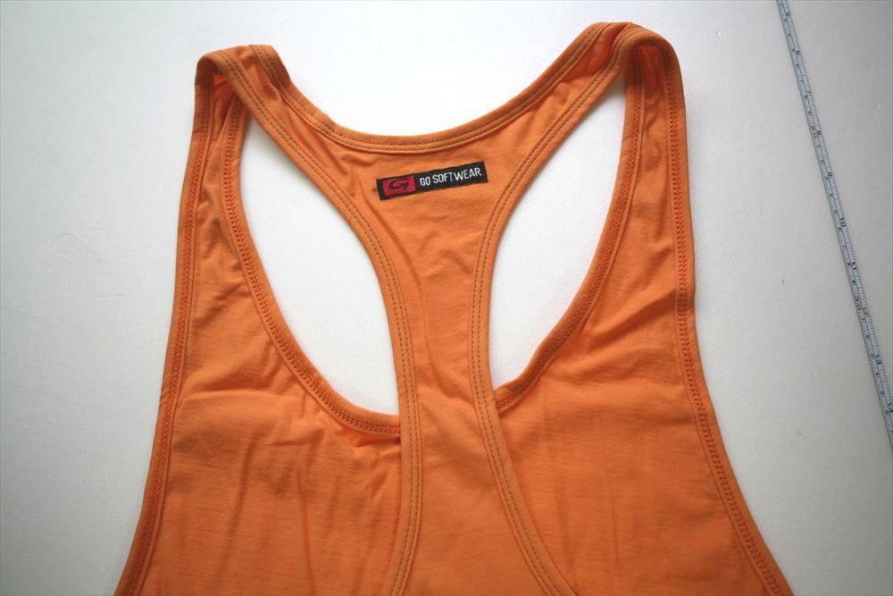 Go Softwear Yバック　タンクトップ　US Mサイズ　マッスルタンクトップ　マッチョタンク　Santa Fe Y-Back Muscle Tank Top Marigold_画像3