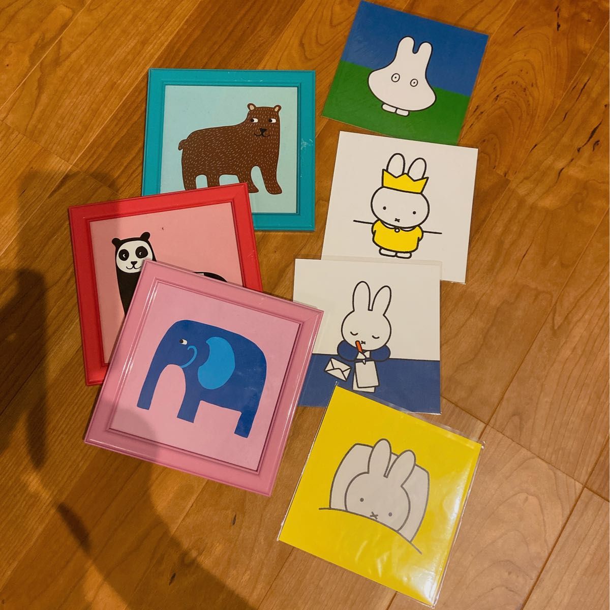 ミッフィー ディックブルーナ Dick Bruna miffy ポストカード 額フレーム