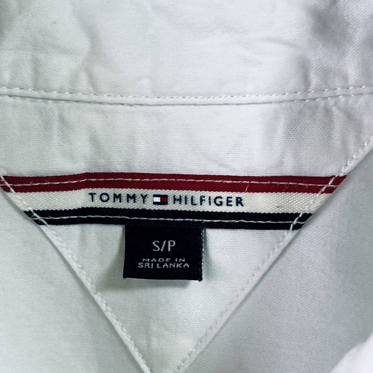 TOMMY HILFIGER トミーヒルフィガー　長袖シャツ ポケット　ワンポイントロゴ　ホワイト　レディース　サイズS_画像6