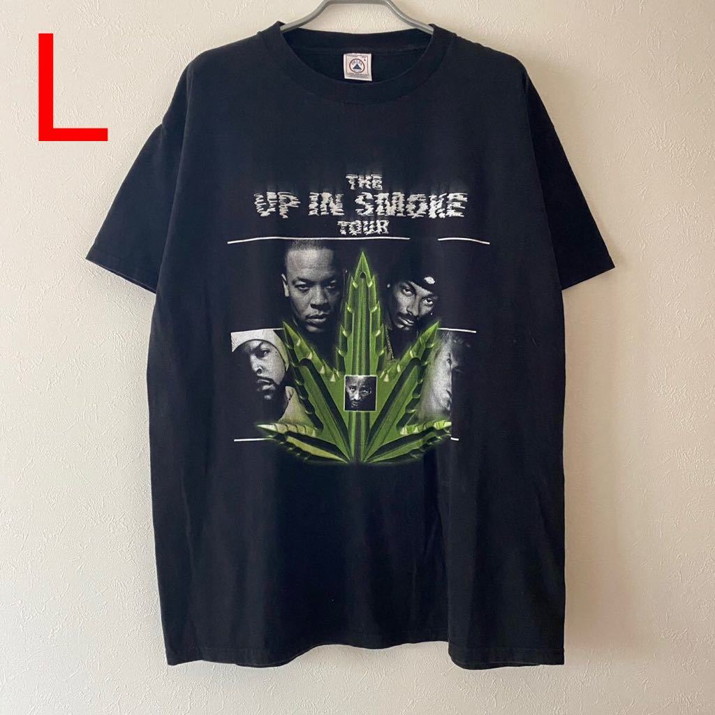 レア 古着 Up In Smoke Tour Tee L 2000 Dr. Dre Snoop Dogg Eminem Ice Cube Warren G Rap Band Tシャツ ラップT バンドT ドレー スヌープ