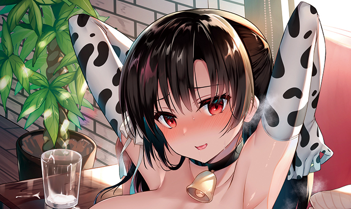 三色網戸 B2Wスエードタペストリー 三色網戸。 Change the costume!(成年) 牛娘 うりぼうざっか店【正規品未開封】