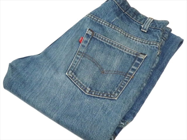 80’ｓ ビンテージ Levi's517-0217 リーバイス USA製 カンヌキ W29位 脇割り デニム ジーンズ ボトム パンツ ブーツカット 男女兼 古着_画像1