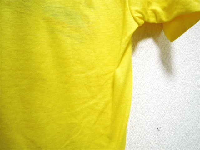 80’ｓ ビンテージ Maui ハワイ マウイ島 Tシャツ 黄色 XL 海 山 ヨット USA製 スクリーンスターズ 50/50ポリコットン 男女兼 アメリカ古着_画像8