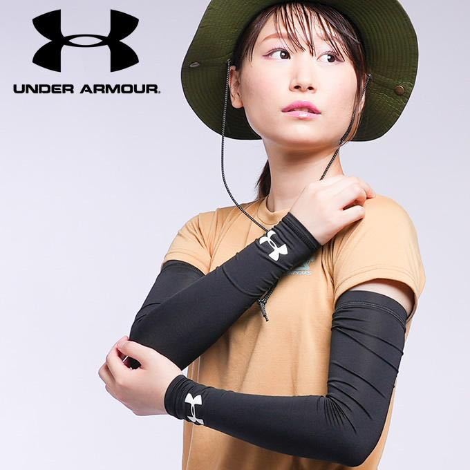 UNDER ARMOUR UA HEATGEAR ARM SLEEVE arm sleeve both arm pair sale black M Under Armor 