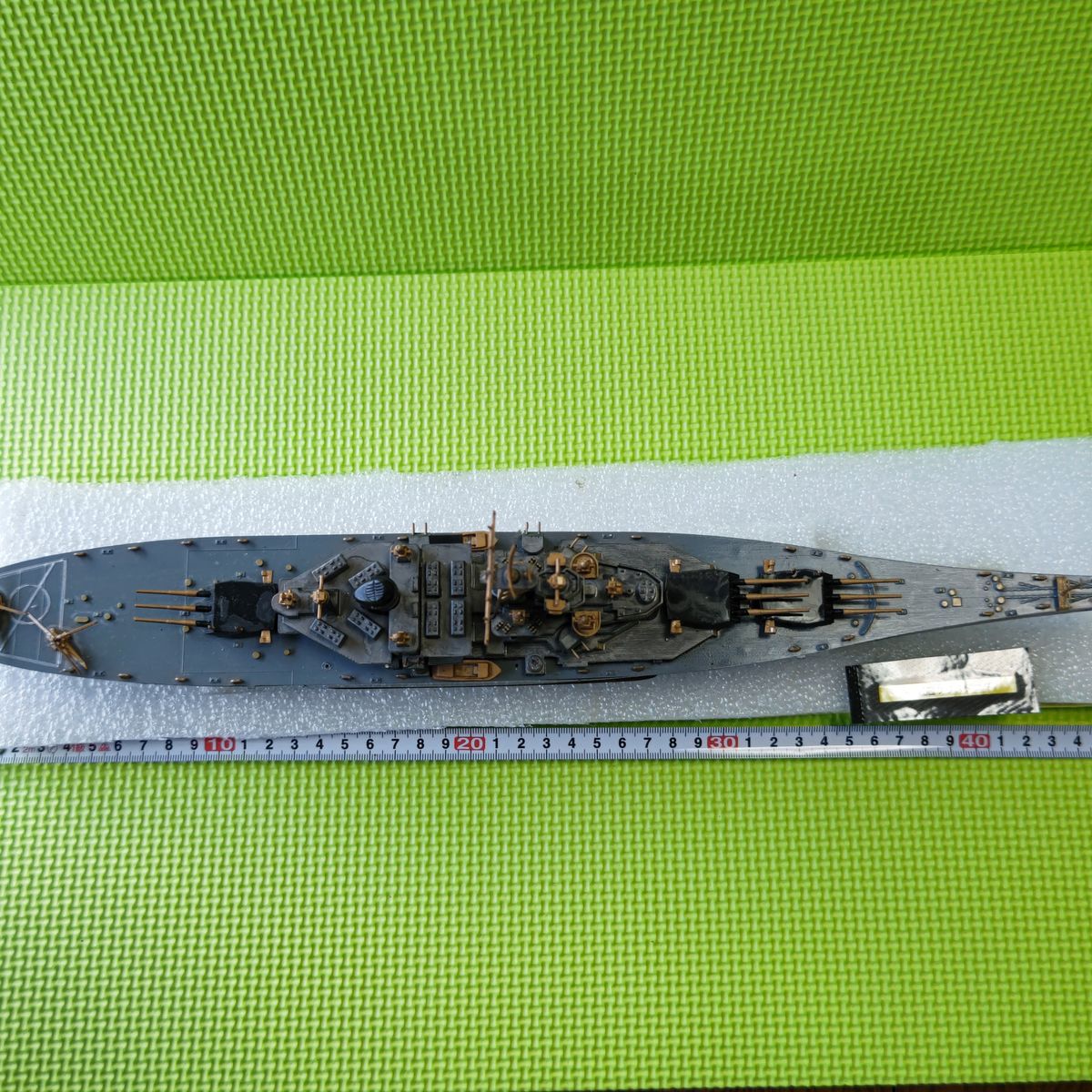 米　戦艦サウスダコタ (1/350素人作品)