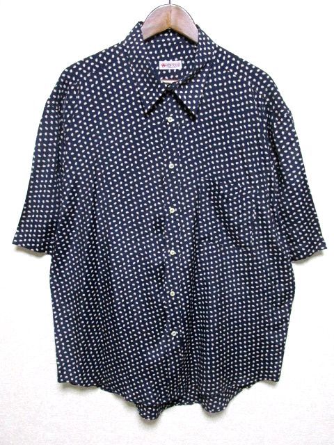 超爆安 半袖 CLUB MEN'S ITALY製 ★美品★80~90's てんとう虫柄 イタリア製 OLD ビンテージ ビッグサイズ 総柄 紺 18★ネイビー シャツ レーヨン XLサイズ以上 超爆安 半袖 CLUB MEN'S ITALY製 ★美品★80~90's てんとう虫柄 イタリア製 OLD ビンテージ ビッグサイズ 総柄 紺 18★ネイビー シャツ レーヨン XLサイズ以上