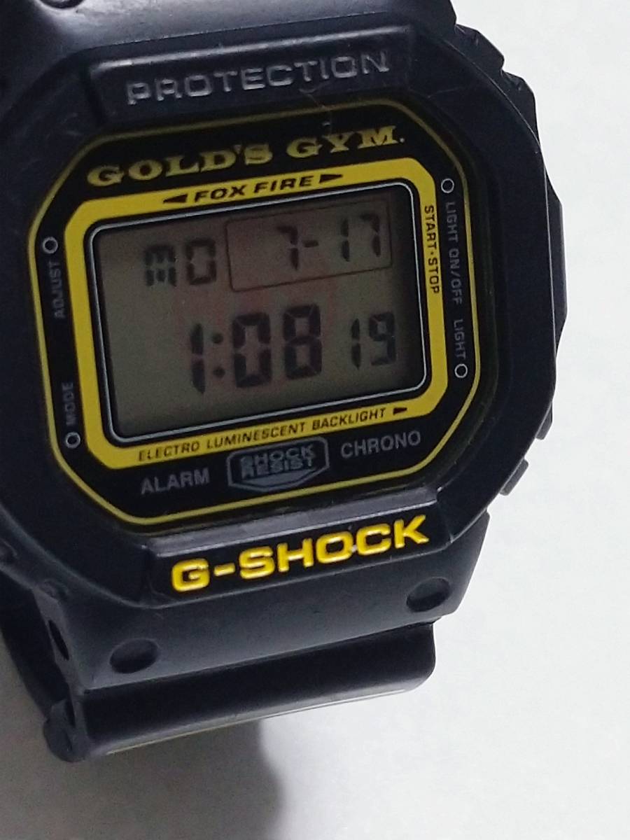 ゴールドジム20周年記念 限定品 G-SHOCK DW-5600 送料無料 の商品詳細
