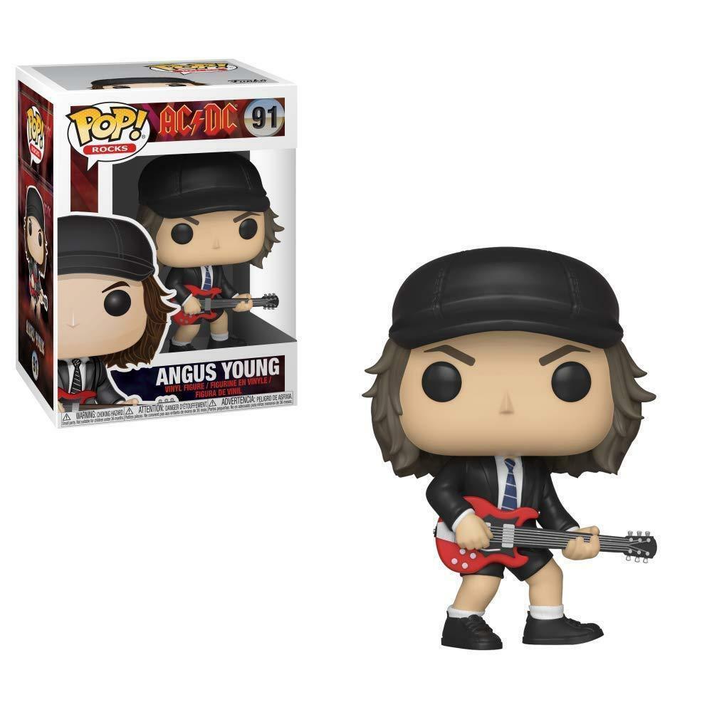 ★AC/DC アンガス ヤング フィギュア Angus Young Pop Rocks FUNKO エーシーディーシー正規品 acdc TOY 人形 ポップ ドール_画像1