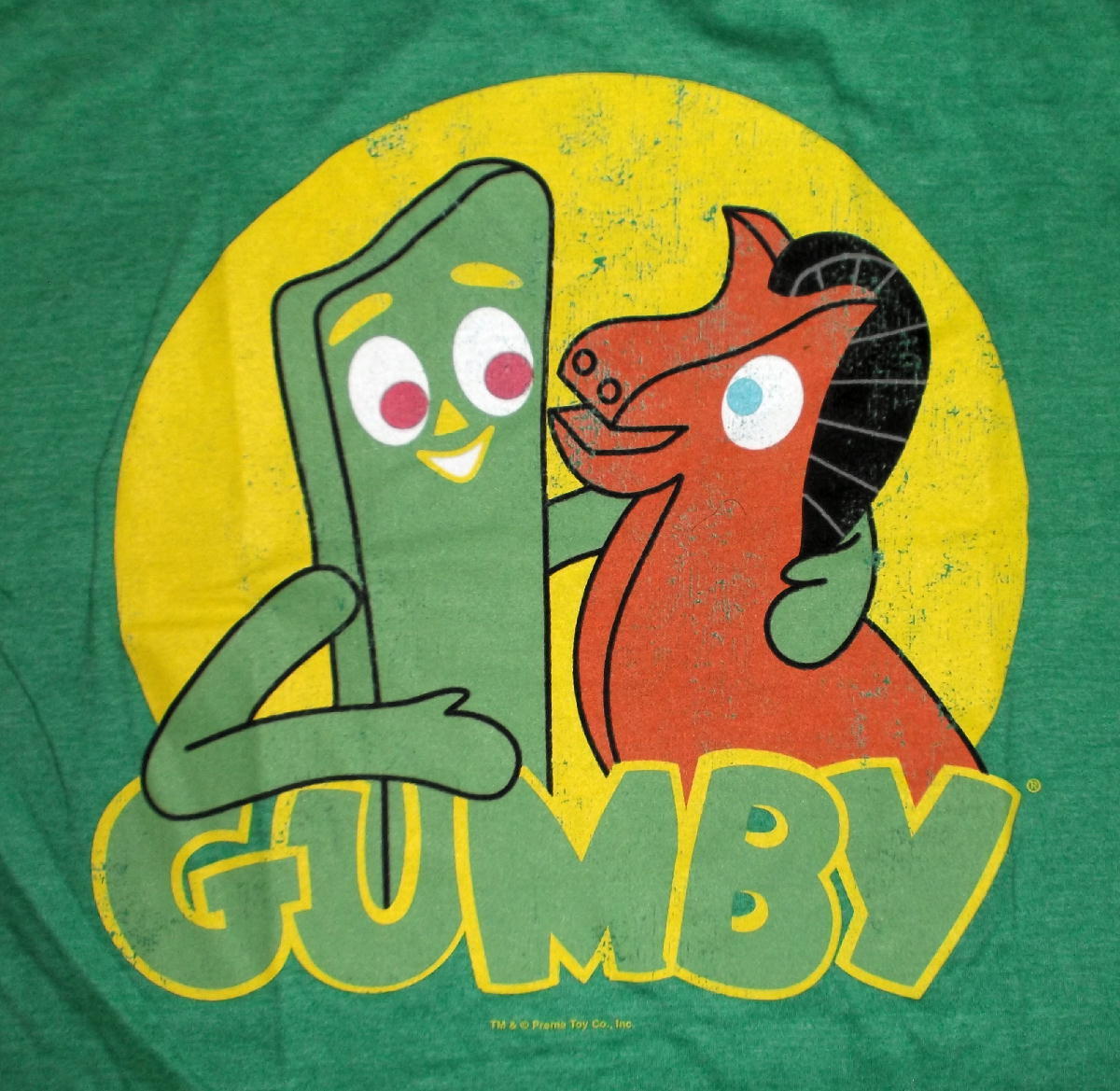 ★ガンビー Tシャツ GUMBY AND POKEY - M 正規品! キャラクター ポーキー アメキャラ_画像2