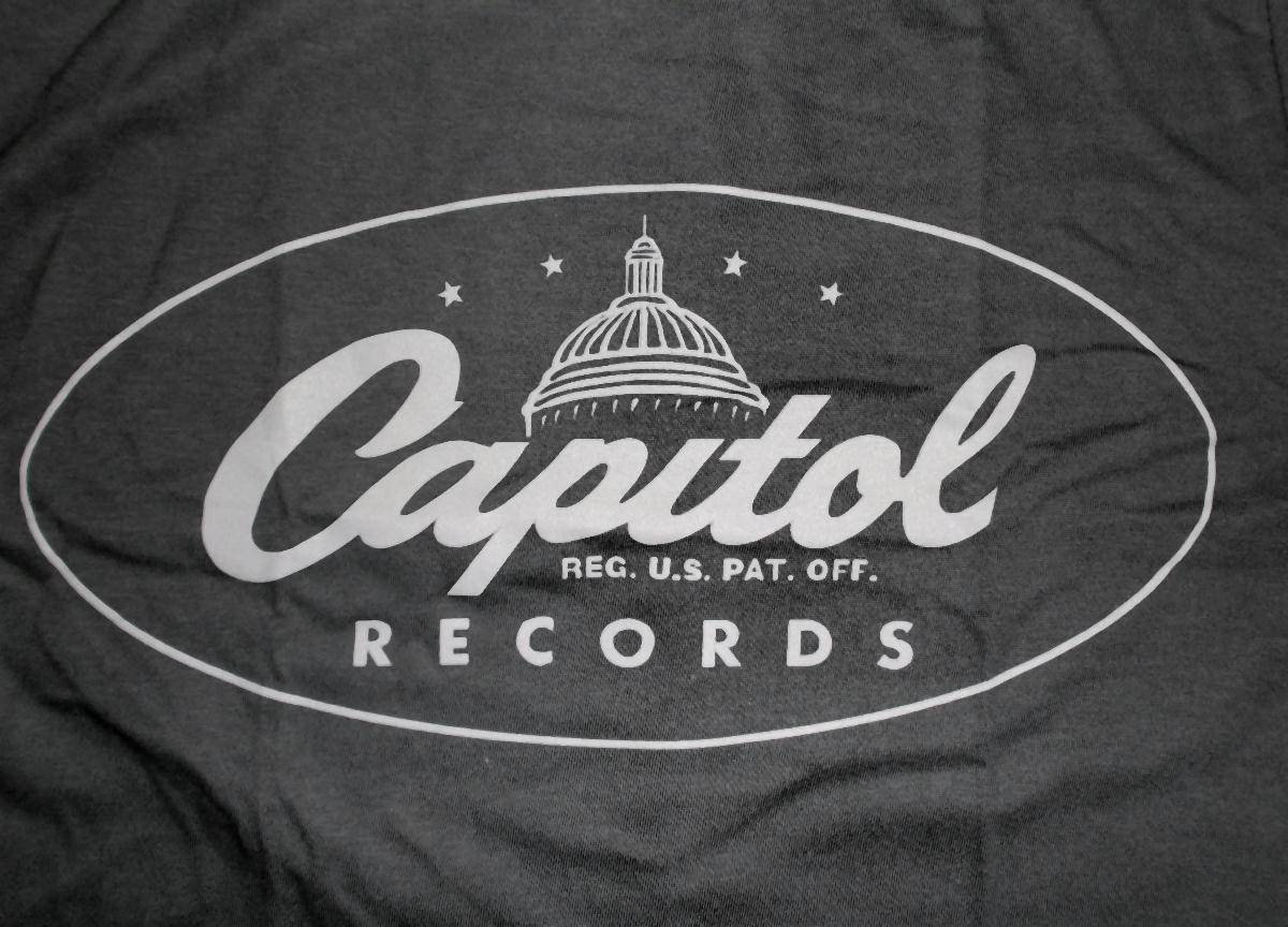 ★キャピタル レコード Tシャツ Capitol Records OVAL ロゴ - L 正規品 レーベル 会社 blue note_画像1