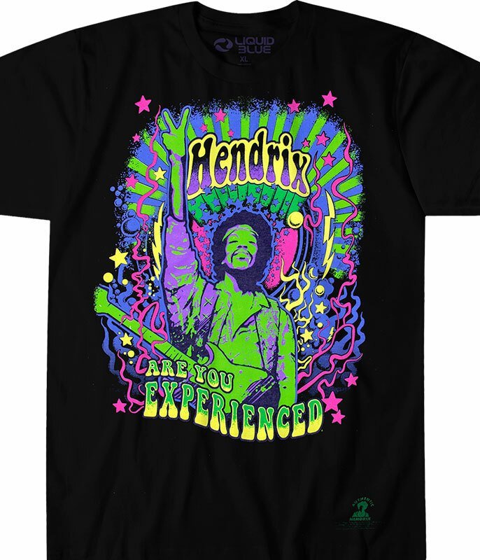 ★ジミ ヘンドリックス Tシャツ Jimi Hendrix Are You Experienced Black Athletic - L 正規品_画像3