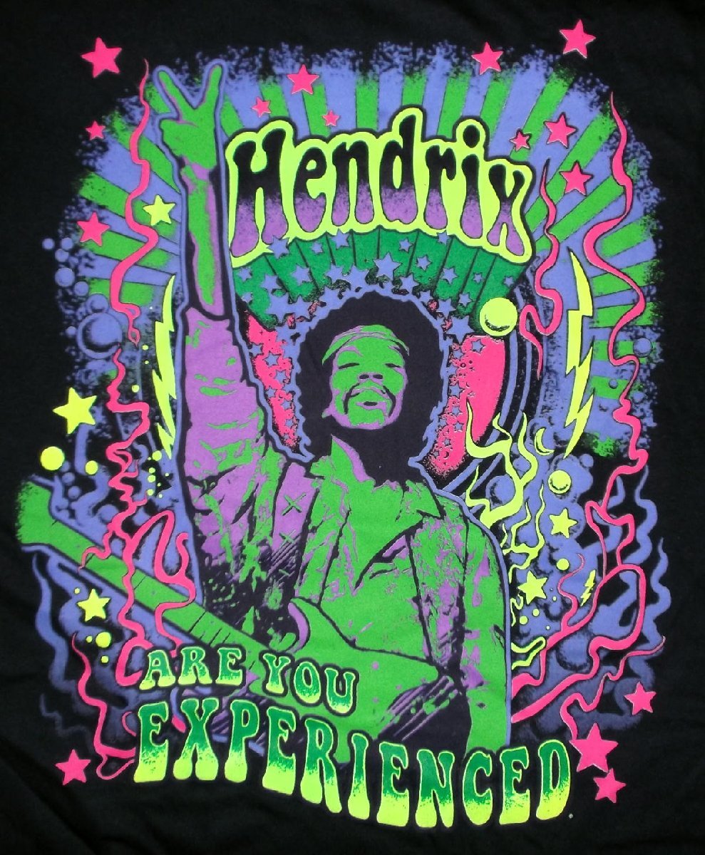 ★ジミ ヘンドリックス Tシャツ Jimi Hendrix Are You Experienced Black Athletic - L 正規品_画像6