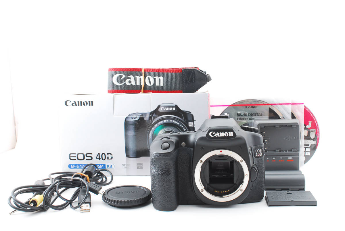 人気商品】 ☆極上美品☆キャノン CANON EOS 40D ボディ ☆付属品充実