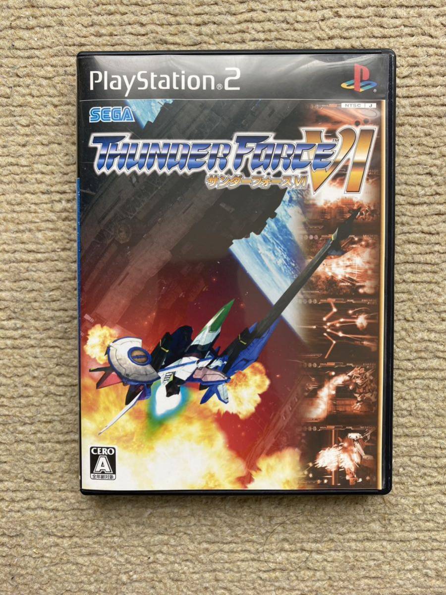 競売 PS2 サンダーフォースⅥ Ⅵ FORCE THUNDER シューティング