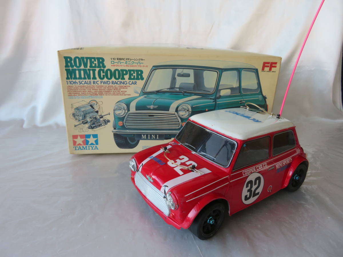 C.【TAMIYA】ROVER MINICOOPER 1/10電動RC.FFレーシングカー ローバー