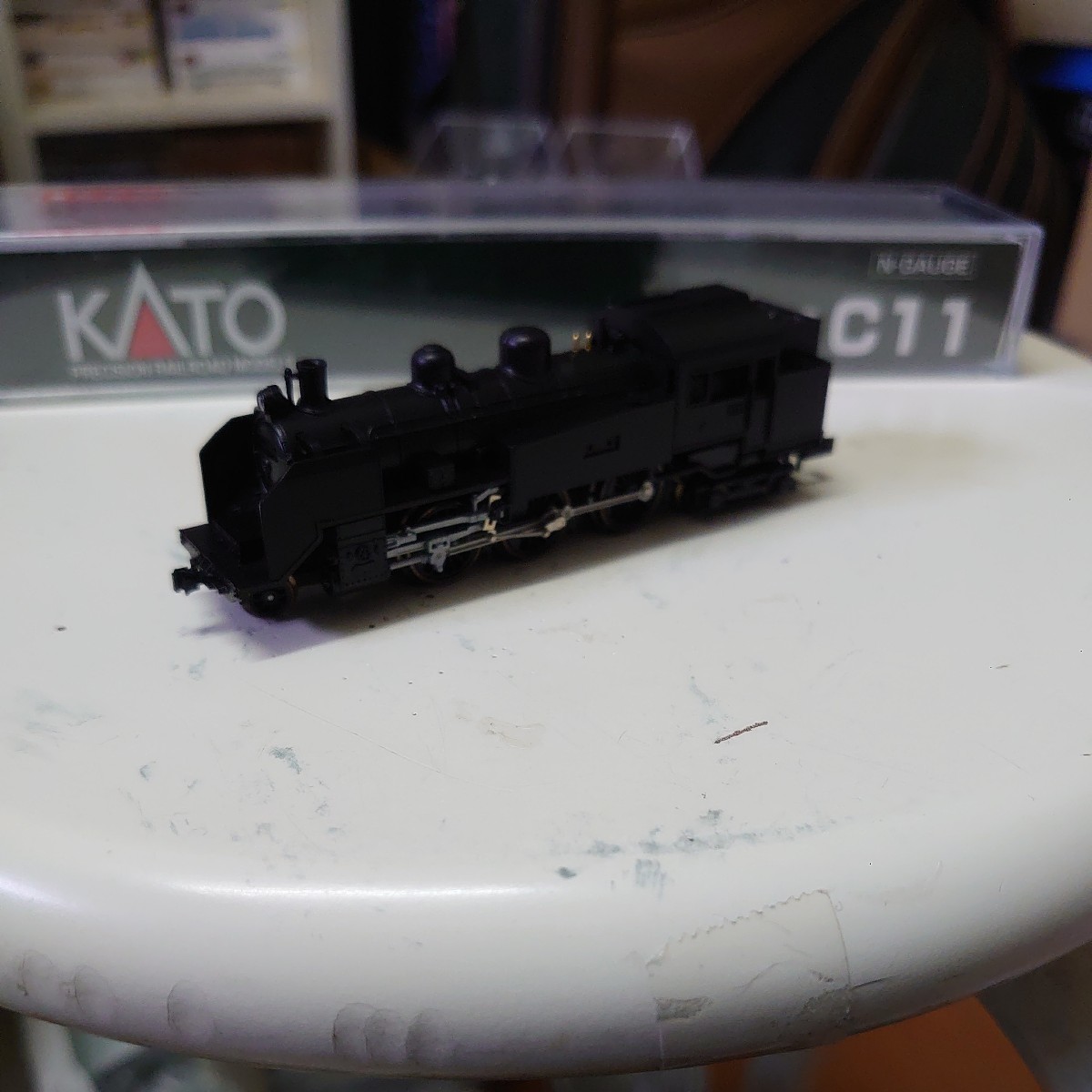 美品 KATO C11形蒸気機関車 2002 前後動作、ヘッドライト確認済