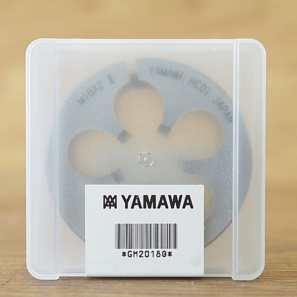 未使用)彌満和/ヤマワ/YAMAWA AR-D-M18-2-II(φ50) ソリッドダイス メートル細目ねじ用_画像1