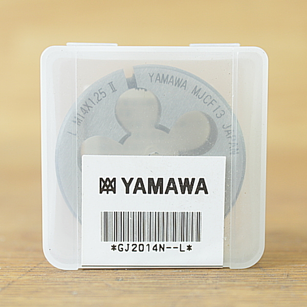 未使用)彌満和/ヤマワ/YAMAWA AR-D-M14-1.25-II左/L(φ38) ソリッドダイス メートル細目ねじ用_画像1