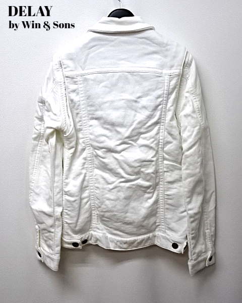 1 ￥28,080【DELAY by Win&Sons Gilbert KNT DENIM JACKET ディレイバイウィンアンドサンズ ニットデニムジャケット スウエット Gジャン】_画像3