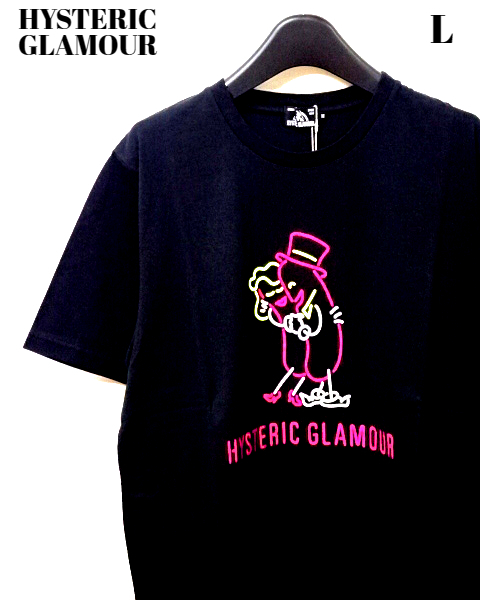 流行 コラボTシャツ 野口強 × GLAMOUR 新品【HYSTERIC L 02193CT01 T