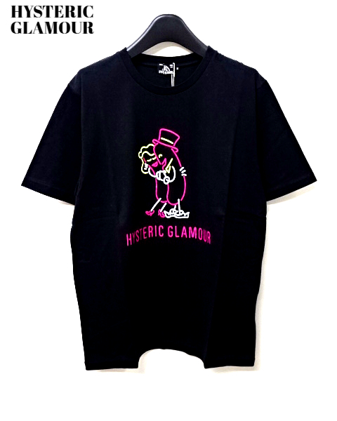 流行 コラボTシャツ 野口強 × GLAMOUR 新品【HYSTERIC L 02193CT01 T