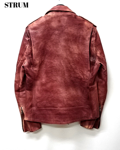 格安 カーフスキン フルタンニン鞣し ¥214,500【STRUM M Burning