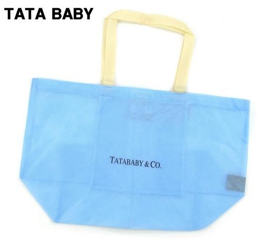 新品【TATA BABY TOTE BAG タタ ベイビートートバッグ TATA BABY & CO. ティファニーカラー TATABABY タタベイビー】_画像1