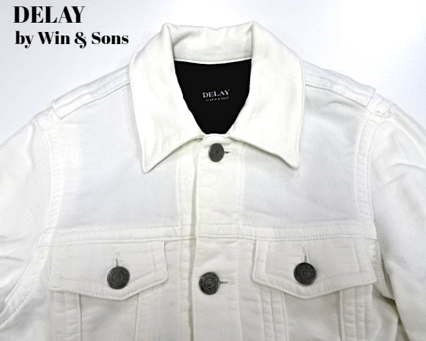 1 ￥28,080【DELAY by Win&Sons Gilbert KNT DENIM JACKET ディレイバイウィンアンドサンズ ニットデニムジャケット スウエット Gジャン】_画像4