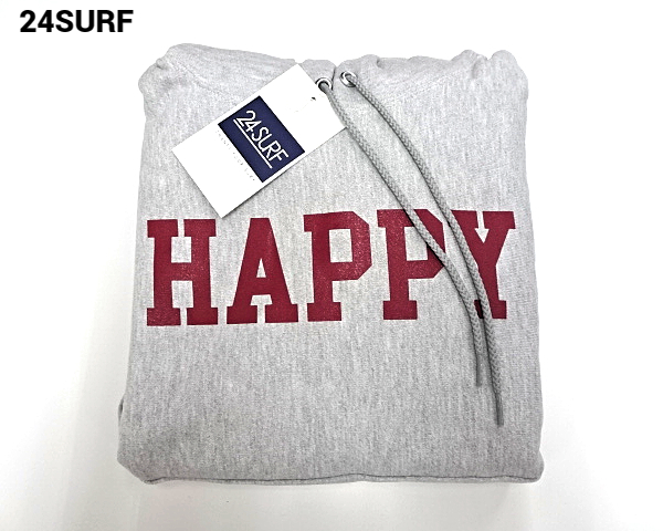 M 新品【24SURF HAPPY Pull Parka Grey 24サーフ ハッピー パーカー フーディー Champion Reverse Weave チャンピオンリバースウィーブ】_画像6