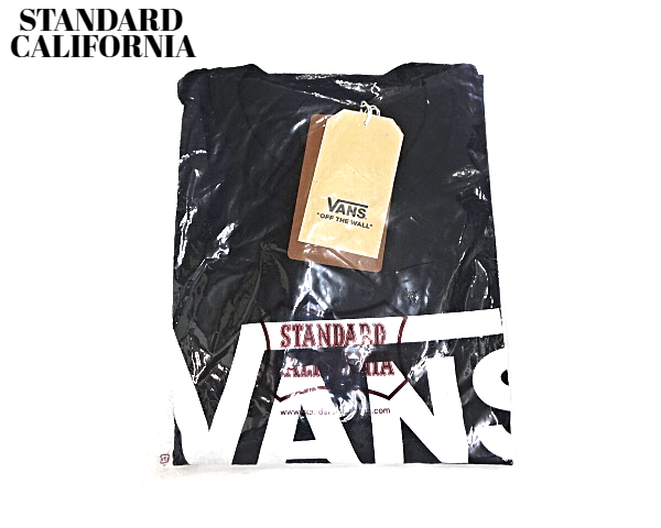  XL 新品【STANDARD CALIFORNIA VANS X SD Logo Tee BLACK ヴァンズ バンズ X スタンダードカリフルニア ロゴ Tシャツ VANS Factory Team】_画像5