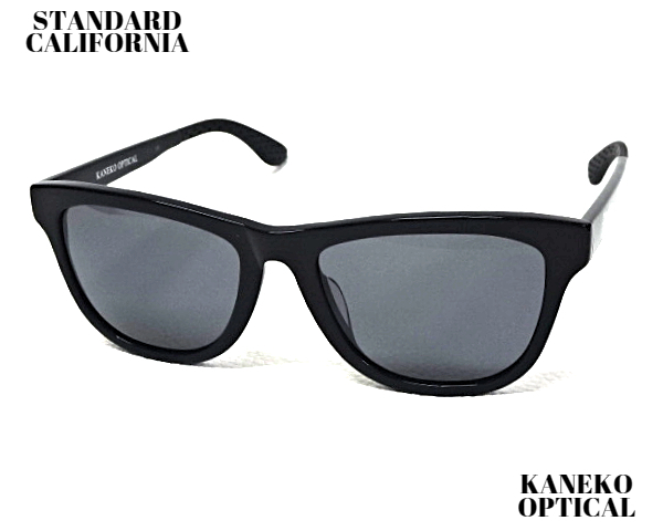 新品【STANDARD CALIFORNIA KANEKO OPTICAL × SD Sunglasses Type 6 BLACK/GRAY スタンダードカリフォルニア サングラス 金子眼鏡】の画像7