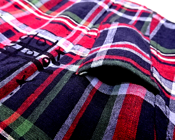 XL【Julien David L/S CHECK SHIRT ジュリアンデイヴィッド チェックシャツ ジュリアン デイヴィッド チェックシャツ】_バック左裾にポケット