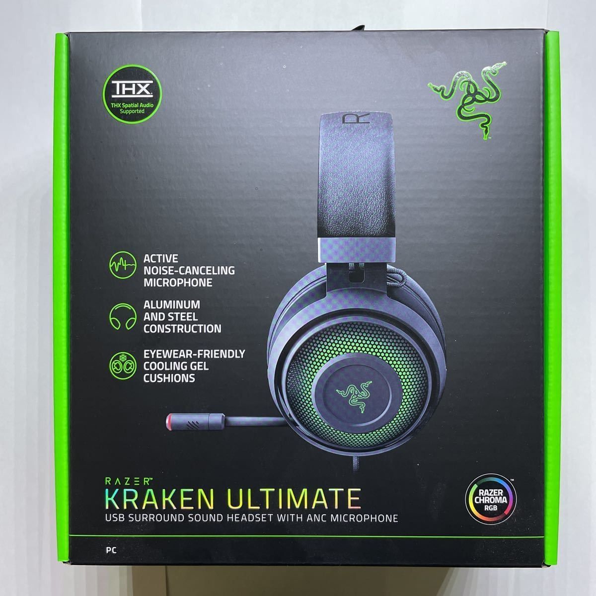 アウトレットと限定 Razer KRAKEN ULTIMATE ゲーミングヘッドセット