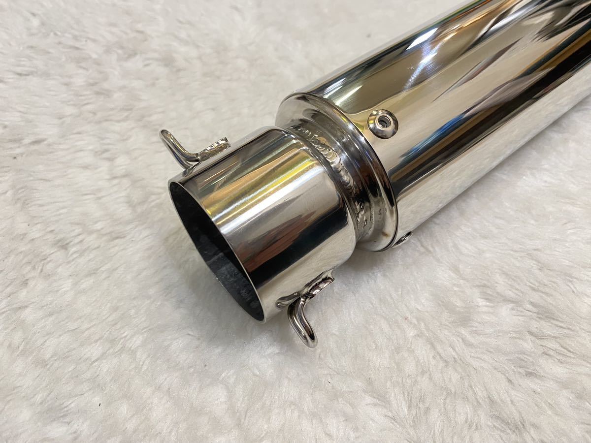  made of stainless steel Flat cut silencer inside diameter 50.8 pie slim tube . Kijima BEET RPM tube CBX CBR Zephyr CB400SF XJR CB high class high quality 