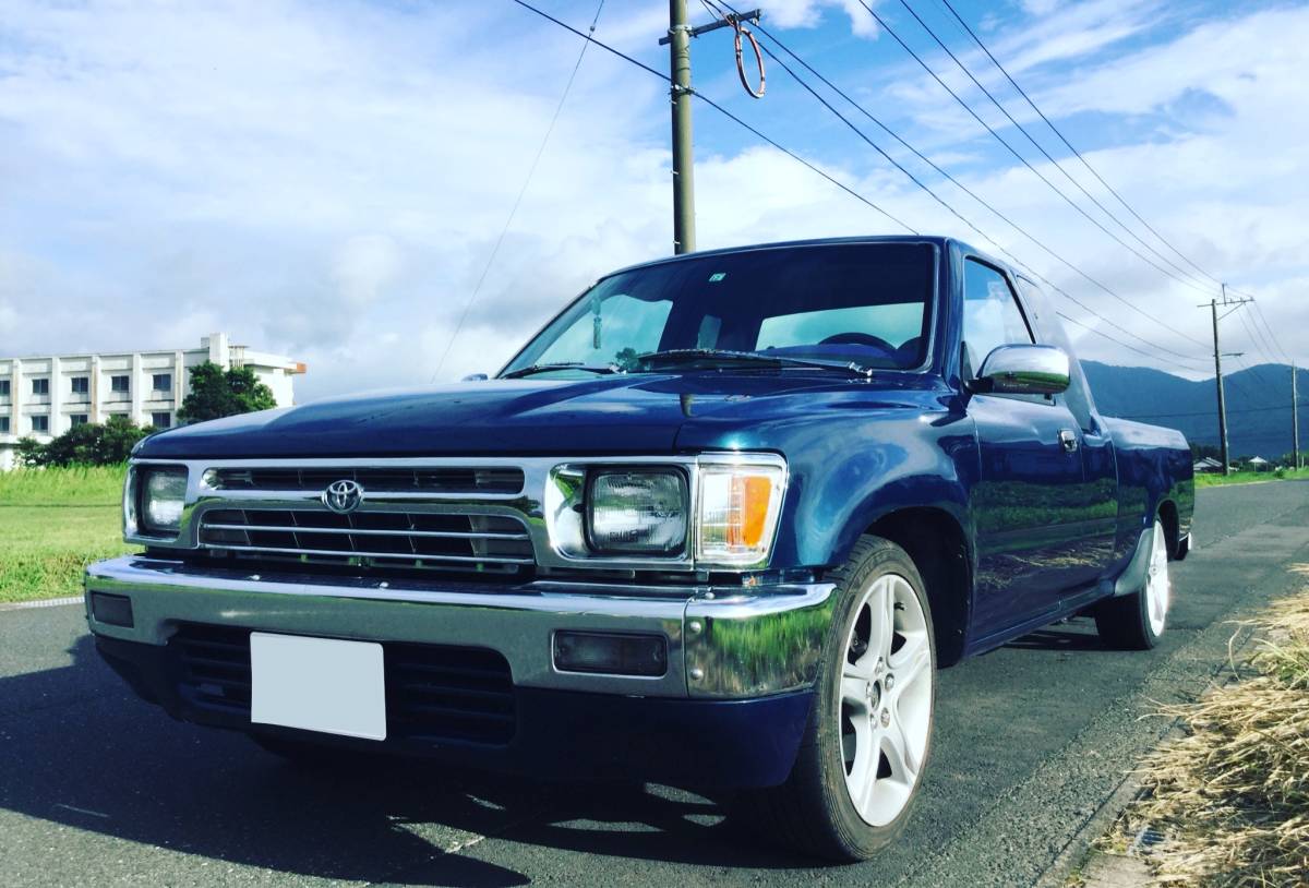 * Kagoshima prefecture deer shop selling out rare left steering wheel Hilux pick up hydro official recognition vehicle inspection "shaken" attaching condition good .! ~ riding, can return. *