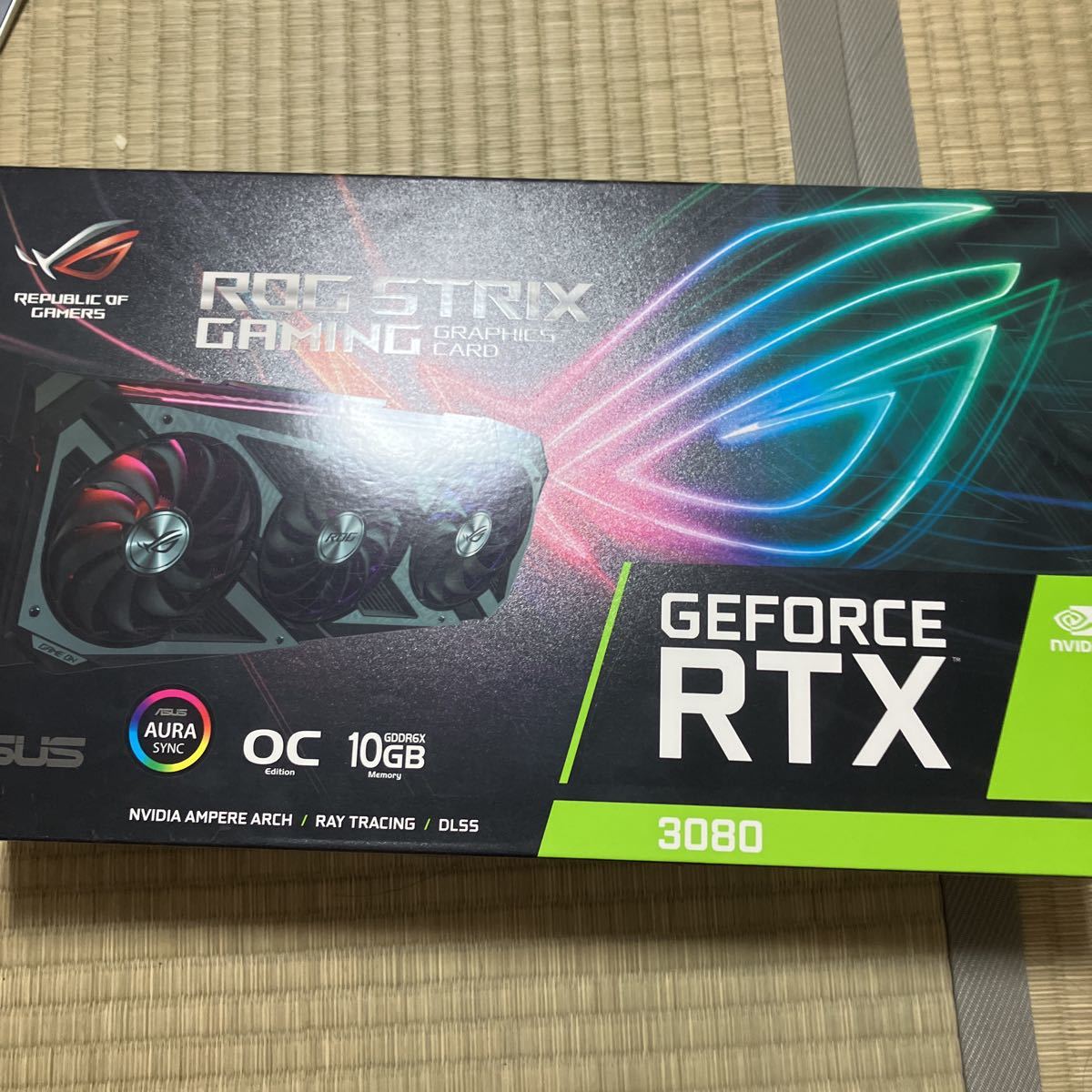 ASUS NVIDIA GeForce ROG STRIX RTX3080 OC 10G GAMING　送料無料 動作確認済み グラフィックボード_画像5