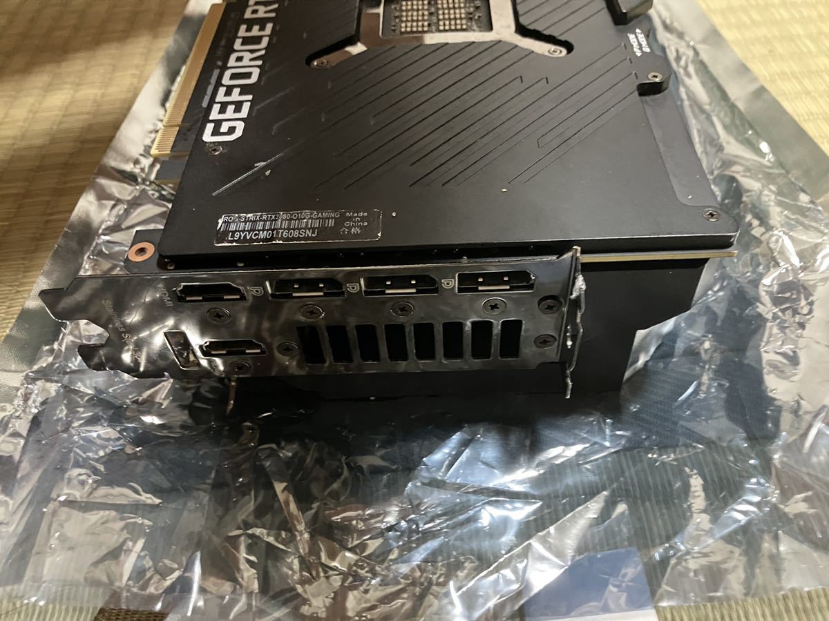 ASUS NVIDIA GeForce ROG STRIX RTX3080 OC 10G GAMING 送料無料 動作