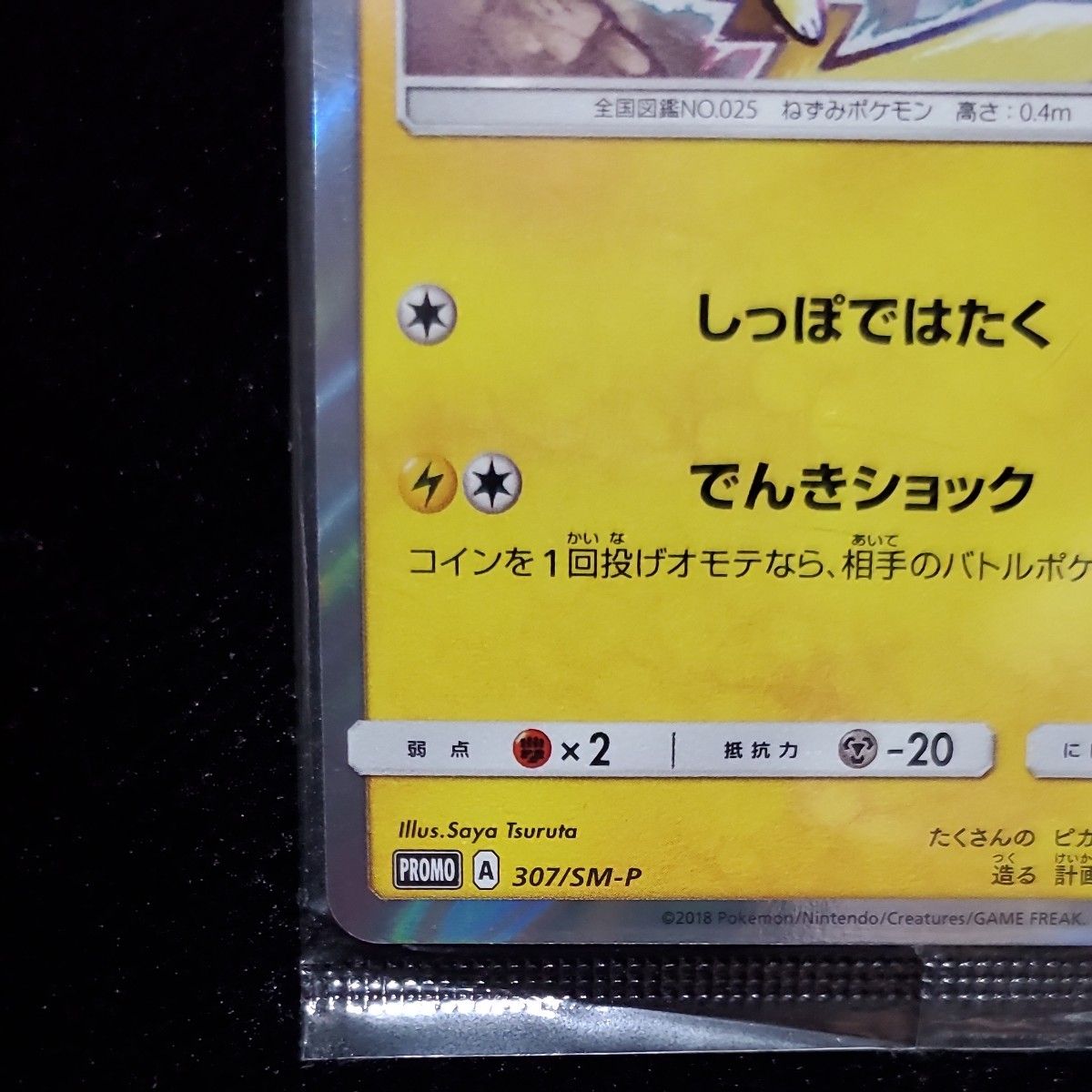 ポケモンカード　PROMO　A　307/SM-P　イオン　ピカチュウ　プロモ　ポケカ