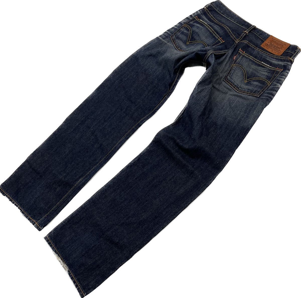 LEVIS ☆ 703 ヒゲと縦落ち◎ 通年 デニムパンツ ジーンズ W29 00703-0007 アメカジ ストリート 大人カジュアル 古着 リーバイス■Ja6312_画像2