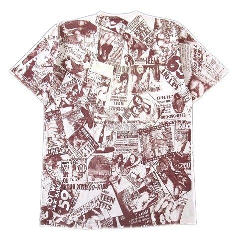 02SS シュプリーム SUPREME ポルノ 総柄 Tシャツ サイズL ピンク 02SS シュプリーム SUPREME ポルノ 総柄 Tシャツ サイズL ピンク