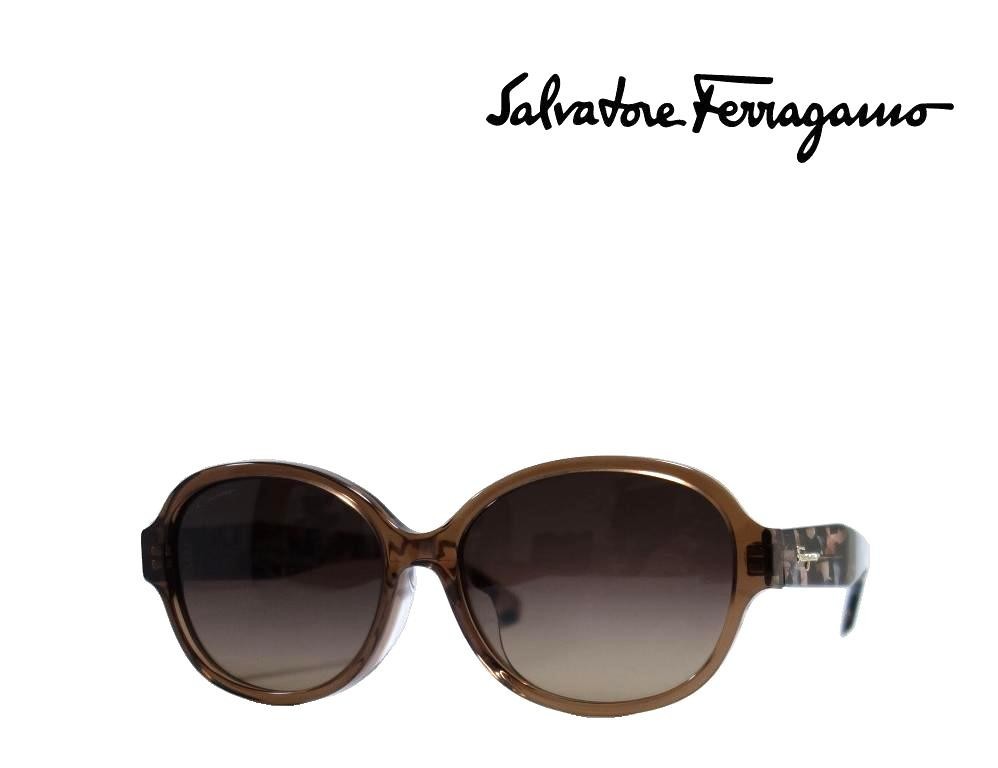 【Salvatore Ferragamo】　サルヴァトーレ フェラガモ　サングラス　SF885SA　210　クリアブラウン　アジアンフィット　国内正規品