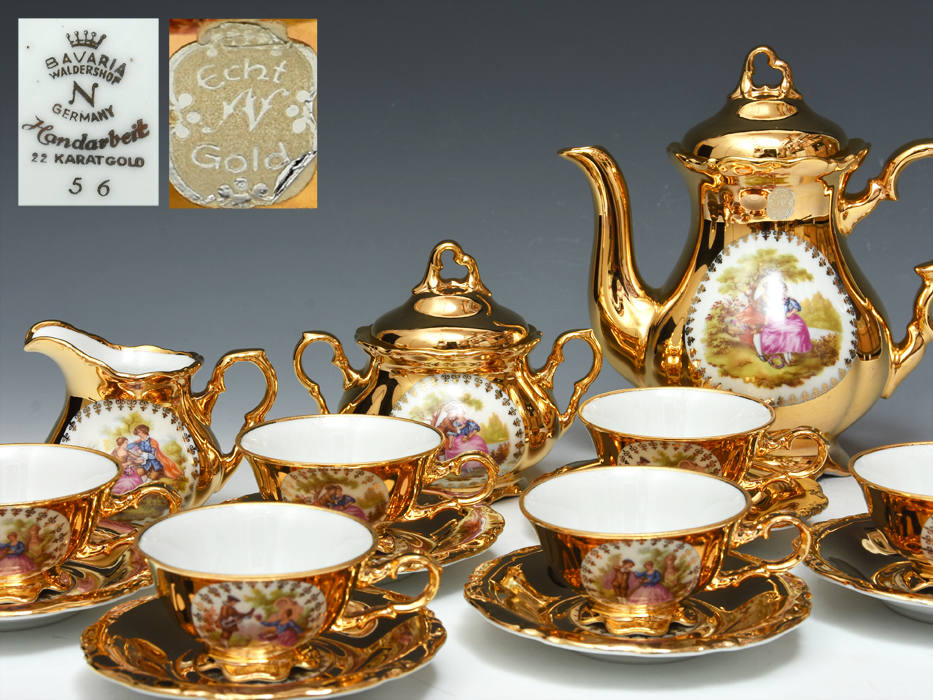 新着商品 貴族 フラゴナール 22金 ババリア Bavaria ドイツ 金彩