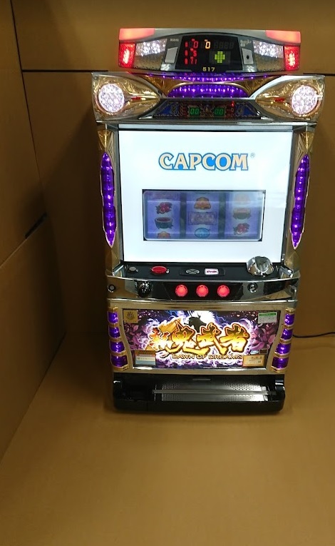 パチスロ 実機 新鬼武者 再臨 DAWN OF DREAMS レトロ 当時物 スロット