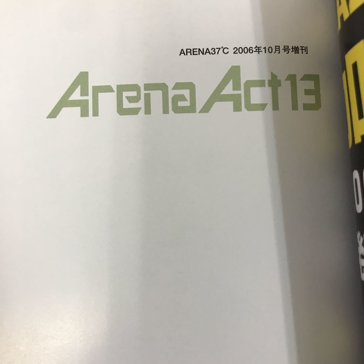 B18-015 ARENA37℃2006年10月号増刊 Arena Act 13 表紙 RAG FAIR 付録無し 音楽専科社_画像9