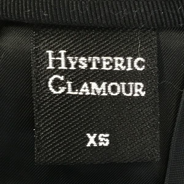 日本製★HYSTERIC GLAMOUR★ウール/ミニタイトスカート/裏地付き【XS/暗グレー/ヒョウ柄/レオパード】ヒステリックグラマー◆BF852_画像4