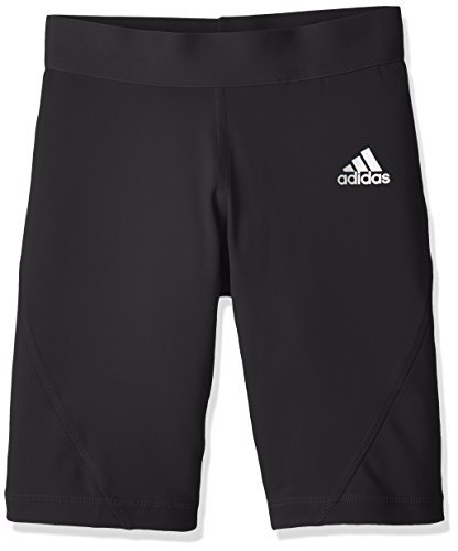 [KCM]Z-2adi-585-130* выставленный товар *[ Adidas ] Junior ALPHASKIN TEAM Short трико леггинсы футбол EUV04-CW7350 черный 130