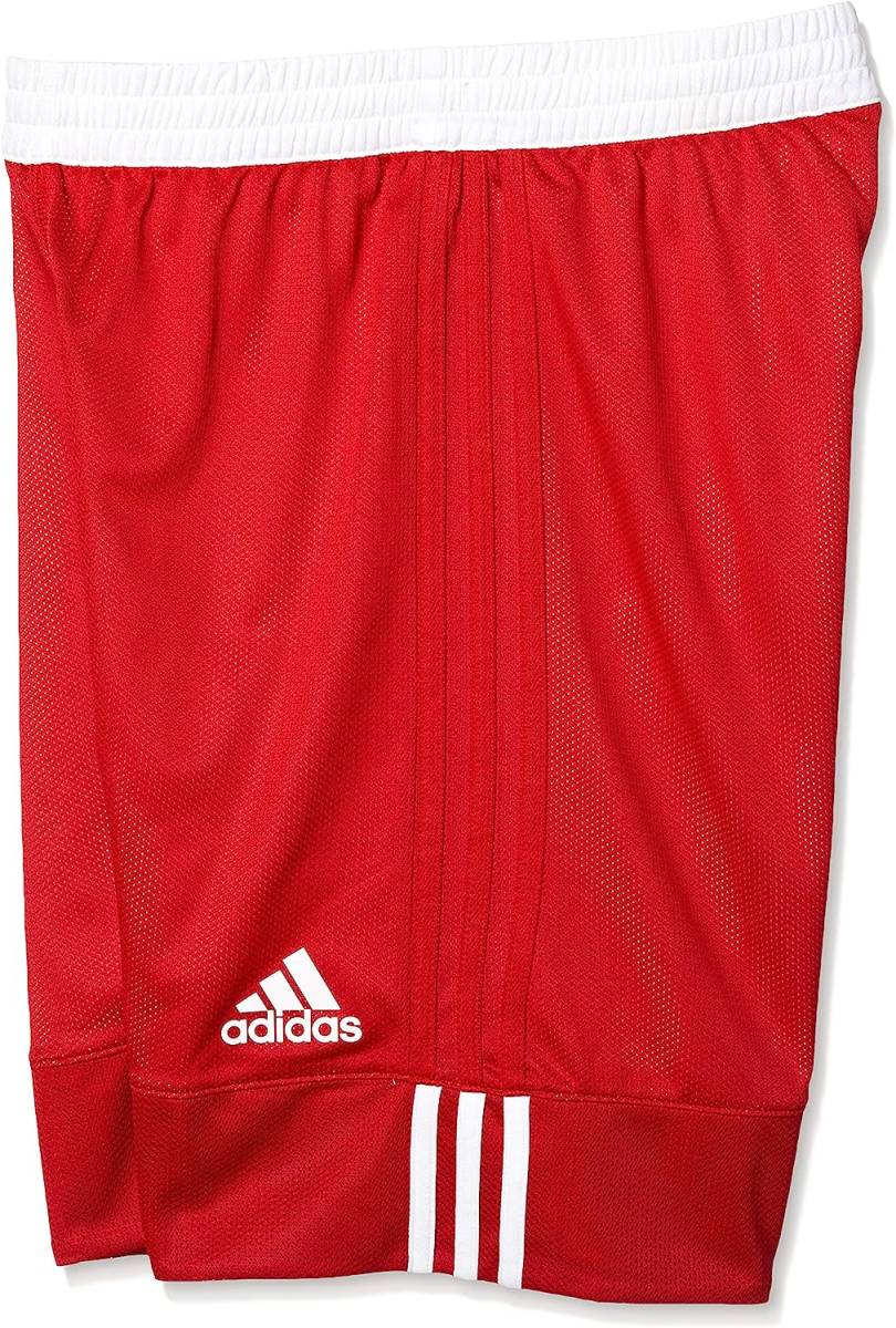 [KCM]Z-2adi-288-150* exhibition goods *[ Adidas ] Junior basketball shorts reversible FWM49-DY6627 power red 150
