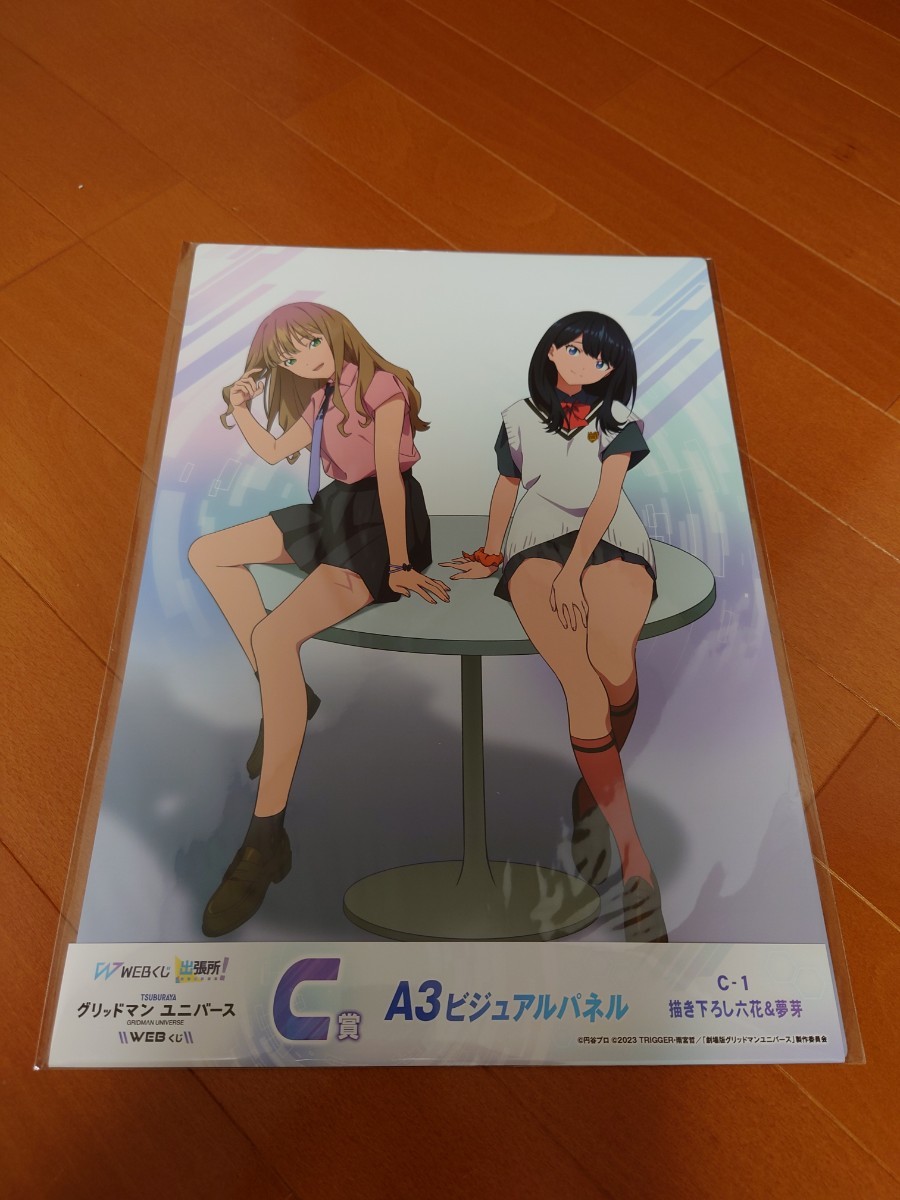 グリッドマン ユニバース WEBくじ C賞 A3ビジュアルパネル 六花 夢芽